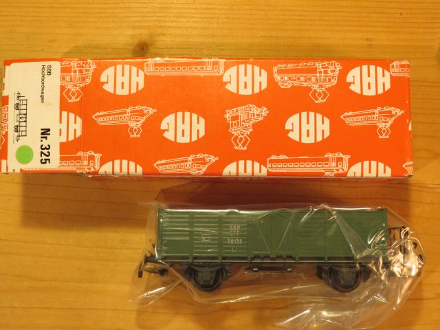 HAG 325 SBB Hochbordwagen gr&uuml;n