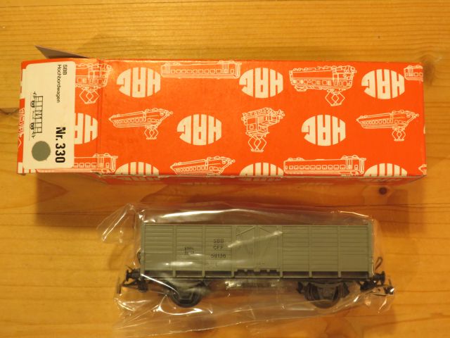 HAG 330 SBB Hochbordwagen grau