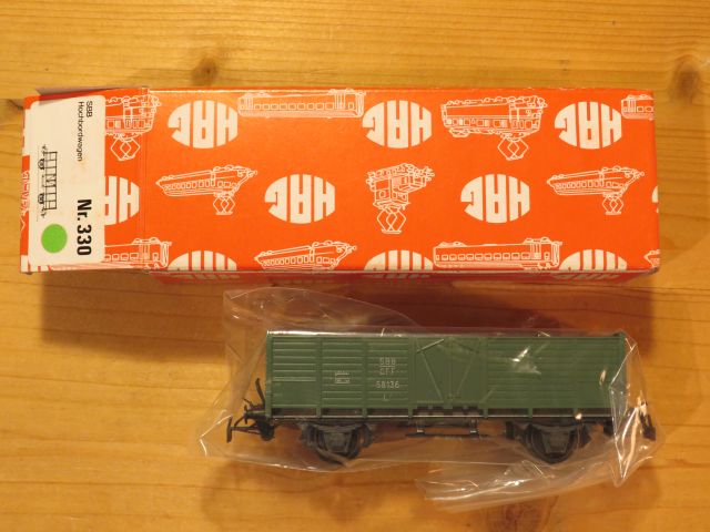 HAG 330 SBB Hochbordwagen gr&uuml;n