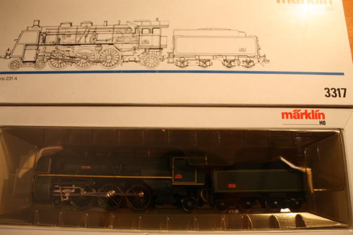 Märklin 3317 H0 Dampflok grün