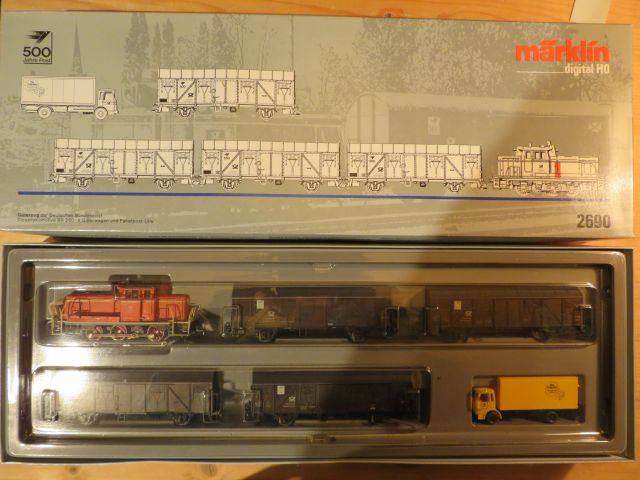 Märklin 2690 Güterzug der Deutschen Bundespost 500 Jahre Post